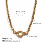 color: XL750G Gold Necklace