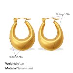 color: EH1293G Gold Earrings
