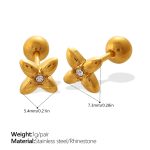 color: EH1387WEG Piercing Stud Earrings
