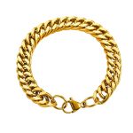 color: 10mm Gold Lobster Clasp / size: 18cm Bracelet