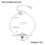 color: TXE147-Steel Color Bee Bracelet