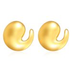 color: Comma Earrings Gold MS-421