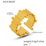 color: A314-Gold Ring / size: US 7