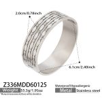 color: Z336-Steel Color Bangle