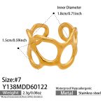 color: Y138-Gold Ring / size: US 7