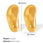 color: EH606 Gold Earrings