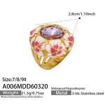 color: A006-Gold Ring / size: US 7