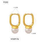 color: F690-Gold Earrings