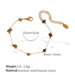 color: SL118BNG Tiger Eye Gold Bracelet
