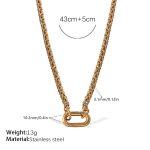 color: XL717G Gold Necklace