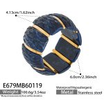 color: E679-Blue Color Bangle Diameter 60mm