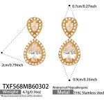 color: TXF568-Gold Earrings