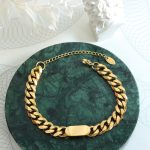Cold Exaggerated Chain Necklace Minimalist Light Luxury Bracelet Jewelry Suit