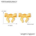 color: TXF055-Gold Earrings