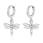 color: Steel Color Dragonfly Ear Cuff MS-681
