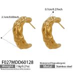 color: F027-Gold Earrings