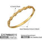 color: Z257-Gold Bangle