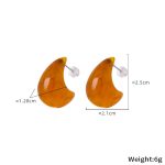 color: F1091-Resin Earrings