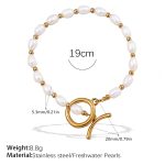 color: SL234G Freshwater Pearl Bracelet