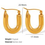 color: EH596 Gold Earrings