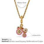 color: PJ860G-XL575G1.7MM Double-clasp Polished Chain