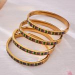 Super Flash 5A Square Zircon Gang Drill Bracelet Light Luxury Stainless Steel Bracelet