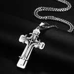 color: Black Enamel + Stainless Steel Chain