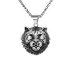 color: Old Tiger + Stainless Steel Chain
