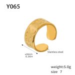 color: Y065-Gold Ring / size: US 7