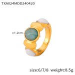 color: TXA024-Gold Ring -Size 6