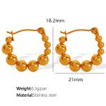 color: EH520 Gold Earrings
