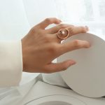 color: A057-Rose Color Ring / size: US 6