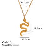color: XL259 Gold Necklace