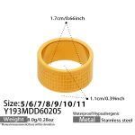 color: Y193-Gold Ring Size 5