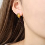 color: F1045-Gold Earrings