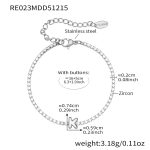 color: RE023-K Letter Steel Color Bracelet 16+5cm