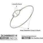 color: Z634-Steel Color Bangle