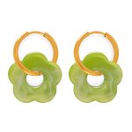 color: MYTXF107-Light Green Color Earrings