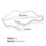 color: SZ179 Silver Bangle