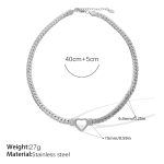 color: XL93S Silver Necklace