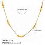 color: TPXL81G Gold Necklace