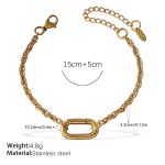 color: SL321G Gold Bracelet