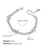 color: SL156S Silver Bracelet