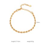 color: Twist Bracelet Gold