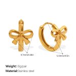 color: EH1341G Gold Hoop Earrings