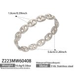 color: Z223-Steel Color Bangle -56mm