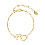 color: E014-Gold Bracelet 15+5cm