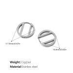 color: EH958S Silver Earrings