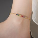 color: S009-Gold Anklet 28cm