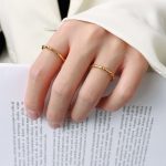 color: A084-Gold Ring / size: US 6